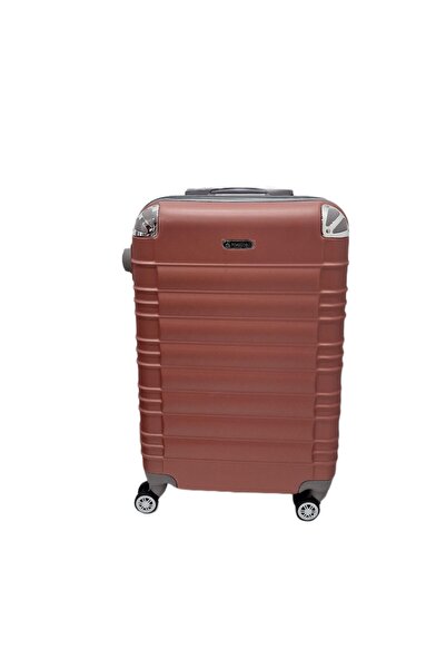 decotoys Valize plastic 1ps Gold-roz L