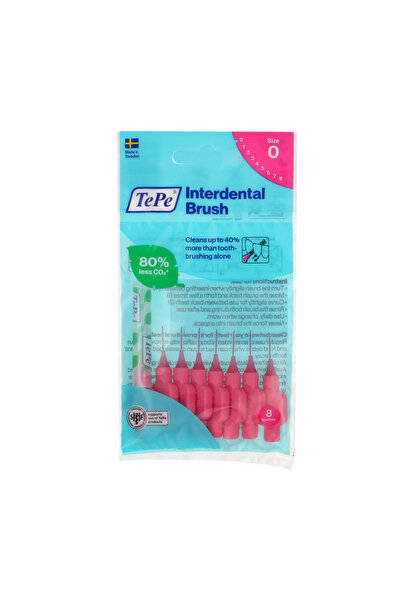 TePe Оригинални интердентални четки 0 Розови (0,4 мм) 8 бр.