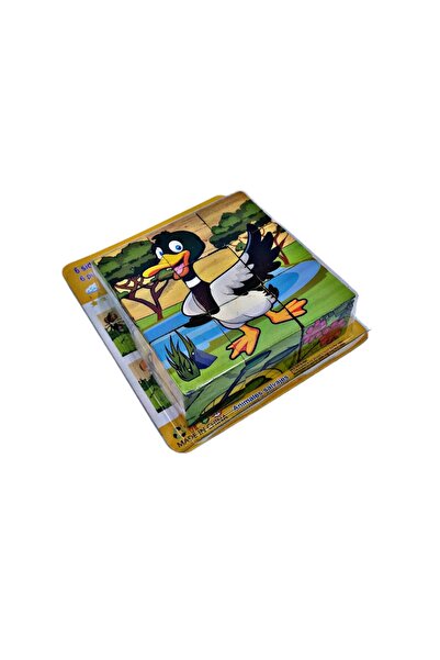 decotoys Puzzle lemn cub animale domestice