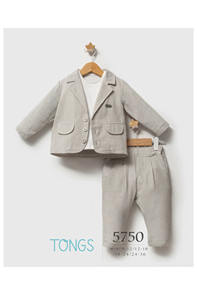 Tongs Baby طقم أنيق ومريح للأطفال الأولاد مكون من 3 قطع 5750