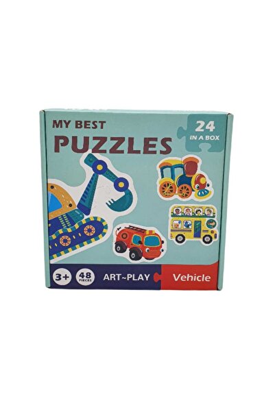 decotoys Puzzle Mașini