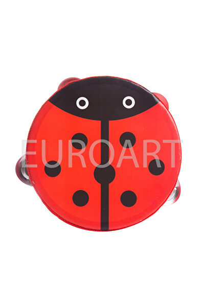 decotoys Tamburina lemn 2/set