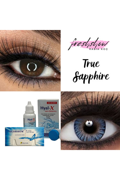 Freshshow True Sapphire Renk göz aparatı yıllık