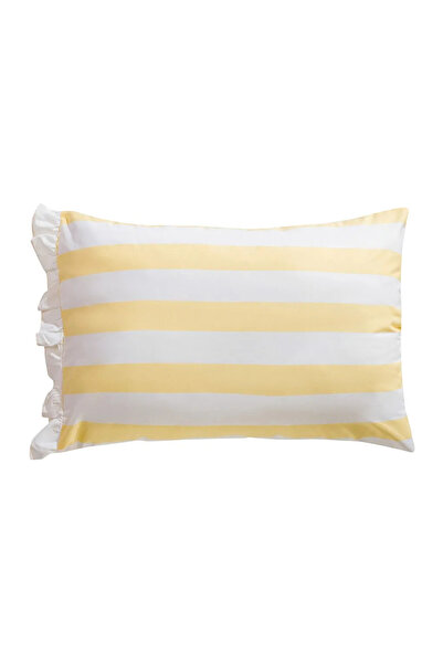 LC Waikiki Yellow Striped Cotton Pieces Pillowcase 2-Piece Set 50X70 cm