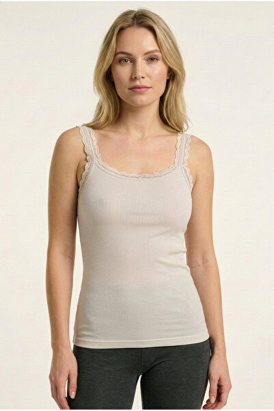 HNX Women's Lace Strap Basic Athlete Top |   Stretchy and Soft-Textured