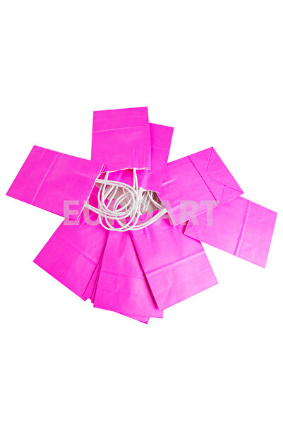 decotoys Hot pink gift bags 12/set S