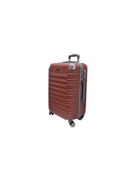 decotoys Valize plastic 1ps Gold-roz S