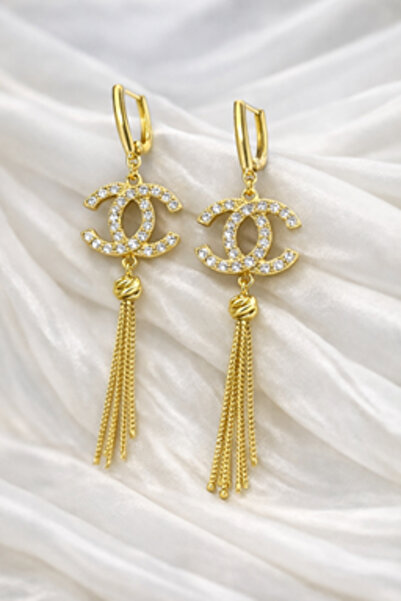 Inovius Елегантни обеци, позлатени медни - LMG4014