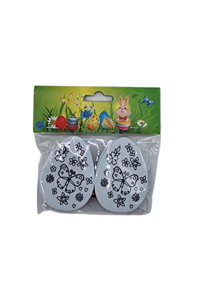 decotoys Easter egg painting figurine 4/set