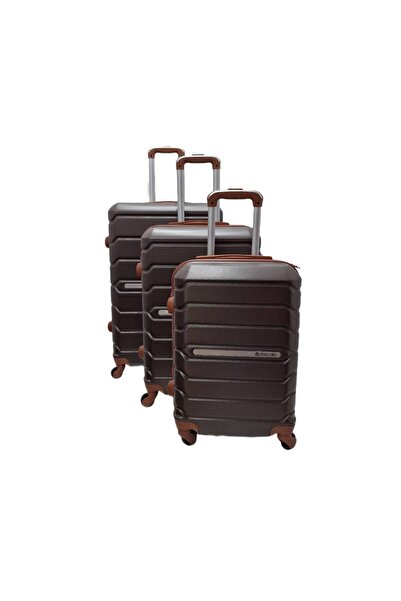 decotoys Valize plastic 3/set Bronz