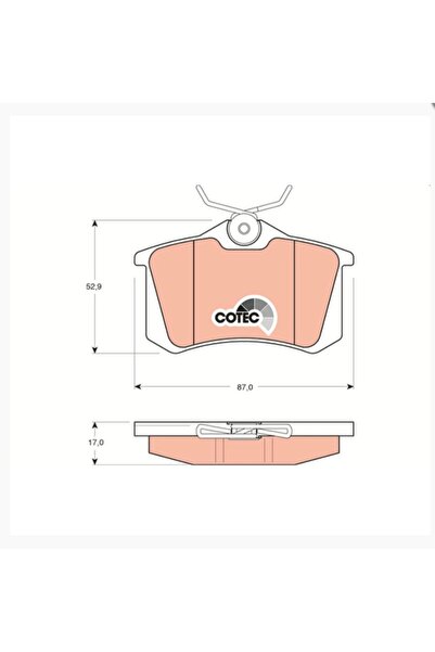 TRW Set Placute Frana