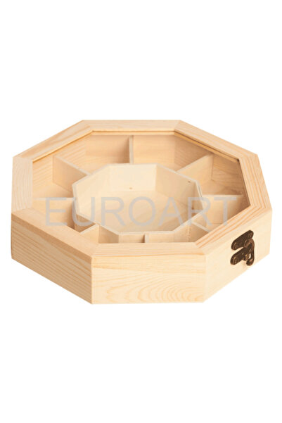 decotoys Cutie lemn ceai hexagon