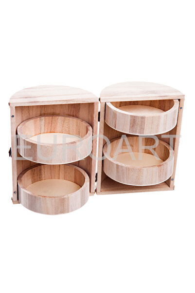 decotoys Cutie lemn butoi natur