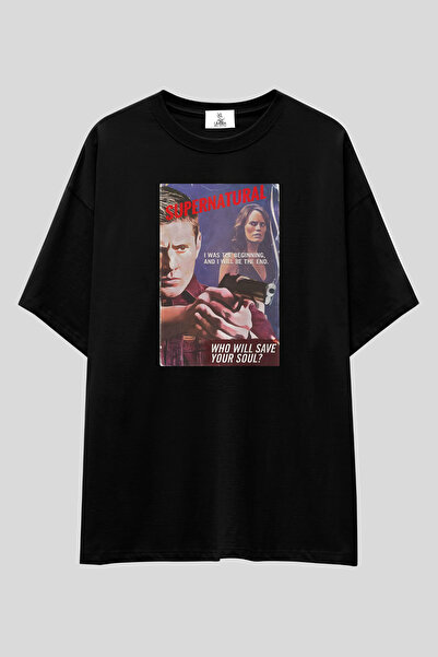 UmbraWear Supernatural "Dean & The Darkness" Oversize T-Shirt | Unisex 100% p...