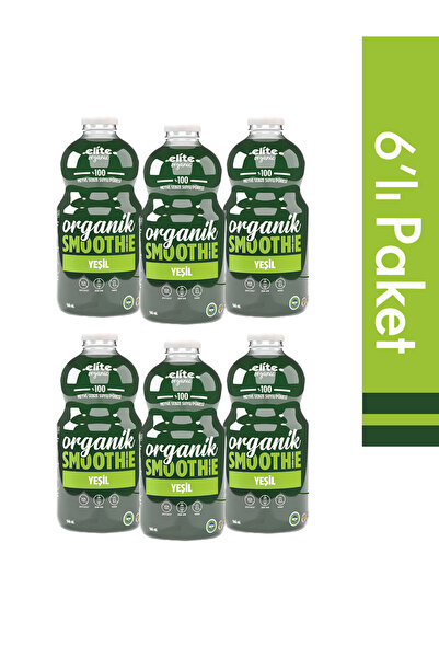 Elite Naturel 6'lı Organik Yeşil Smoothie 946 Ml