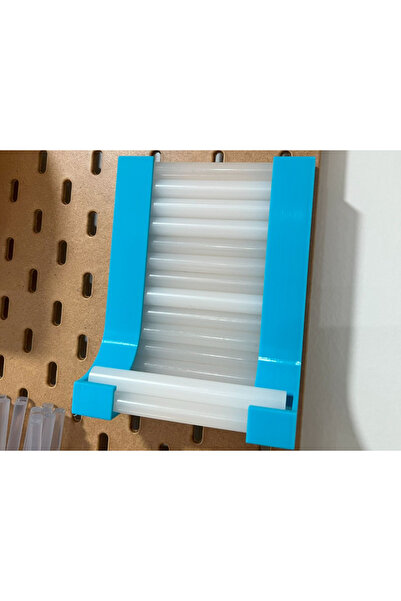 DU&ER Skadis Compatible Hot Glue Stick Holder – Pegboard Organizer Attachment