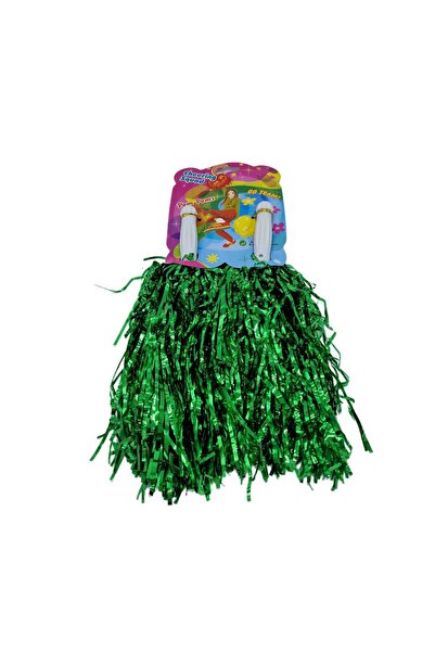 decotoys Green cheerleading pompoms 5 sets