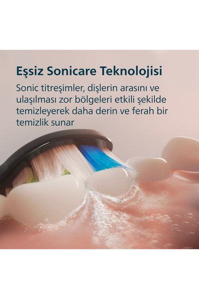 Philips Sonicare 3100 Şarjlı Diş Fırçası Siyah, 14 Gün Şarj , 3 Hız Ayarı, Seyahat Kabı, HX4033/32