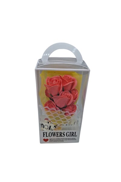 decotoys Buchet din 7 trandafiri artificiali