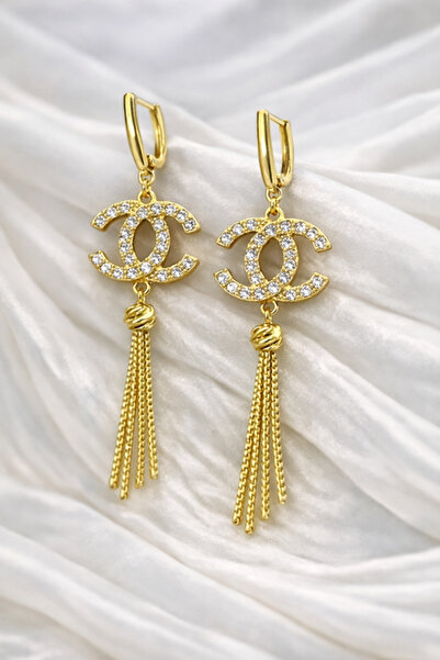 Inovius Елегантни обеци, позлатени медни - LMG4018