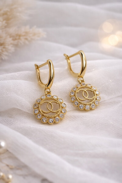 Inovius Κομψά σκουλαρίκια, επιχρυσωμένοι χαλκόι - LMG4011