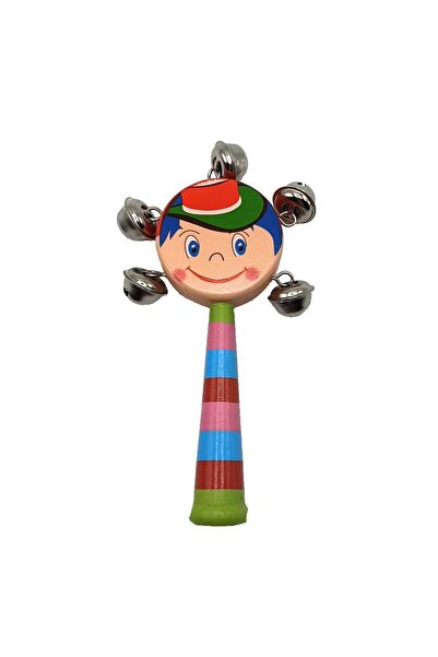 decotoys Sunatoare lemn cu zurgalai 5/set