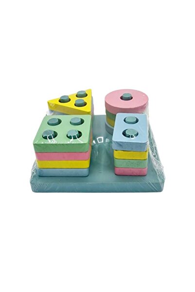 decotoys Puzzle lemn buton animale salbatice S