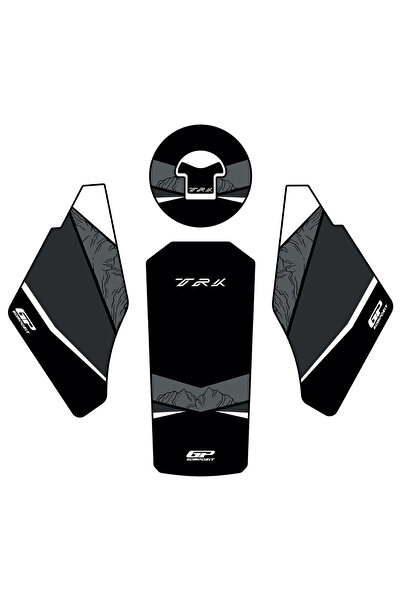 GP KOMPOZİT Benelli TRK 502 / 502X 2018-2024 Uyumlu Tank Pad Siyah