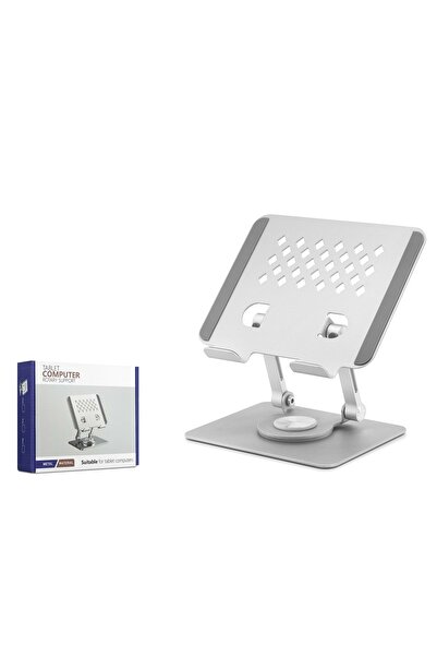 HADRON HDX8021 Laptop + Tablet Standı Metal 15 x 13 cm - Silver