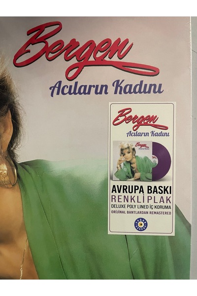plakmarketi RENKLİ PLAK - Bergen / Acıların kadını (Renkli Avrupa baskı 33 de...