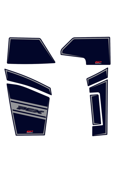 GP KOMPOZİT Honda PCX 125 2025-2026 Uyumlu Full Cep Pad Mavi