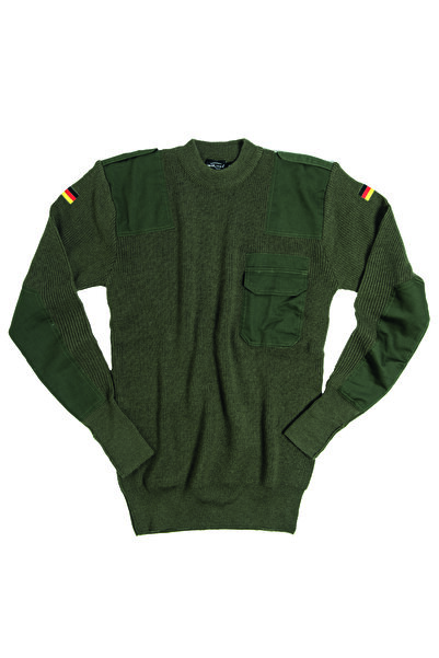 Mil-Tec BW wool military sweater - Olive