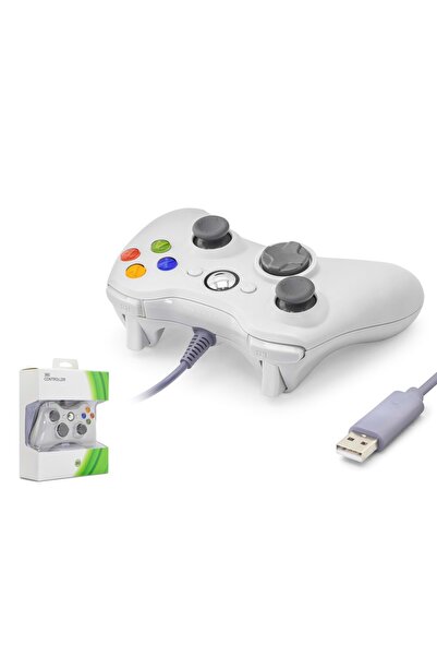 HADRON NODAR ND506W PC Xbox 360 Uyumlu Kablolu GamePad Oyun Kolu - Beyaz