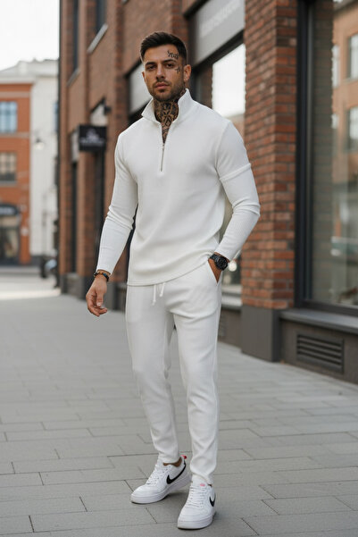 dehaine Men's tracksuit, sweatshirt + pants, men's suit, 3344