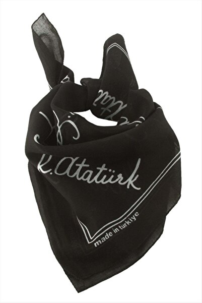 FREEDOM STOREE Ataturk Signature Patterned Bandana 50*50