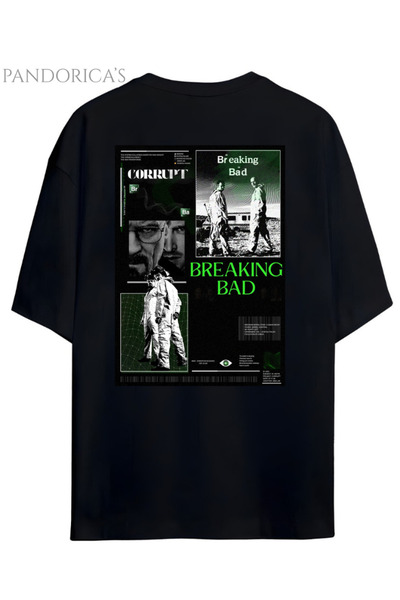 Grafftee Clothing Pandorica's Breaking Bad Sırt ve Göğüs Tasarımı Baskılı Uni...