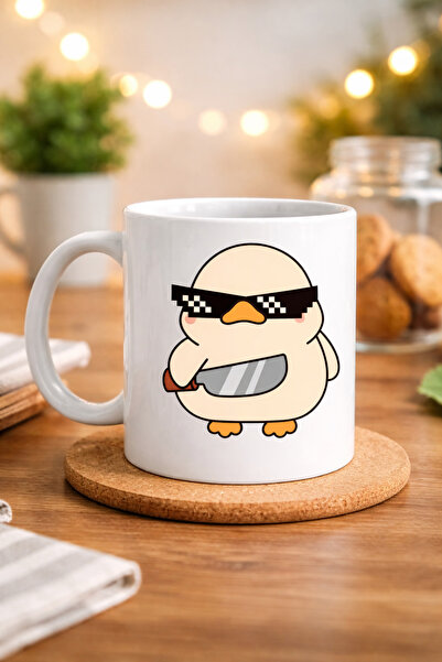 CT STONES "Deal with It" Cool Duck Design Porcelain Mug Model 80 – Fun, Humor...