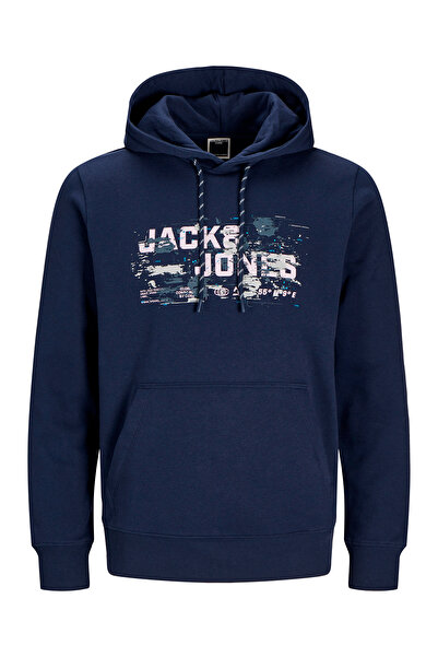 Jack & Jones 12261670 Ανδρικό φούτερ σε μπλε ναυτικό χρώμα
