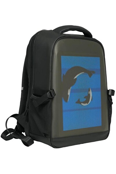 Easytobuy Premium Backpack with LED HD - T17-DH, black