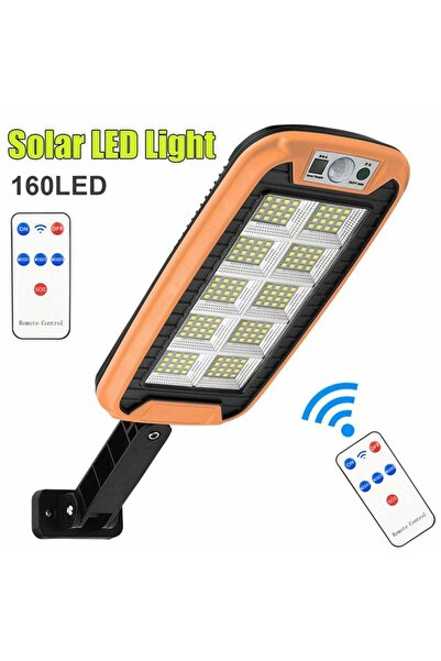 gaman 160 LED Güneş Enerjili Sensörlü Dış Mekan Lamba-Uzaktan Kumandalı Proje...