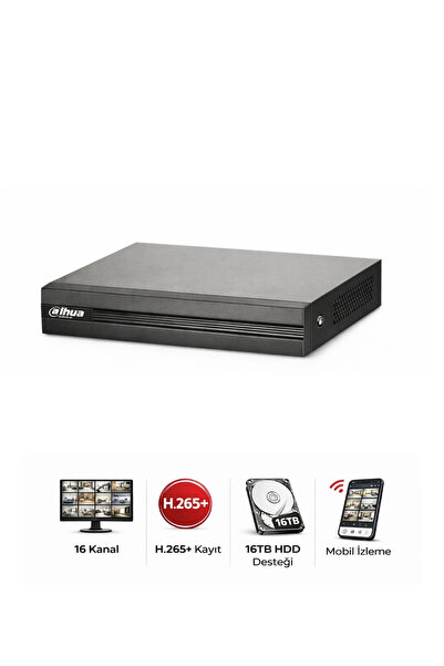 DAHUA XVR1B16-I/T 16 Kanal Hibrit Kamera DVR Kayıt Cihazı