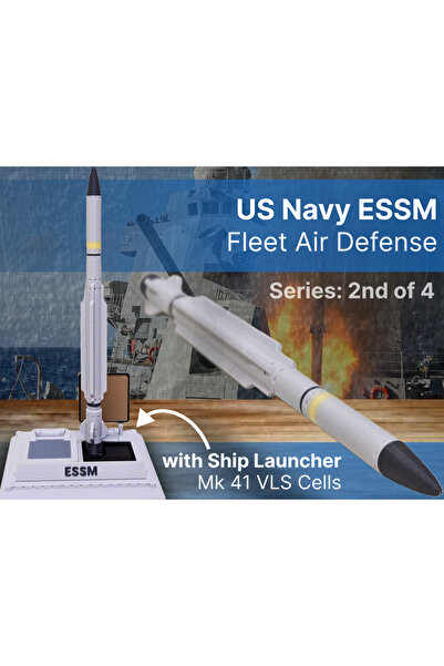 Titrek Toys ESSM Hava Savunma Füzesi ve VLS Fırlatıcı - US Navy ESSM Missile ...