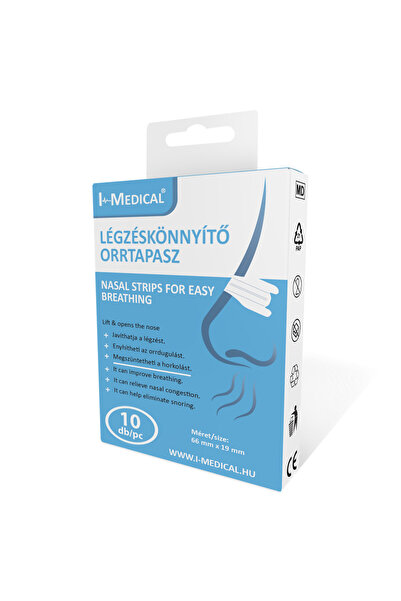 I-Medical Anti-snoring and breathing relief nasal patch 10 pcs