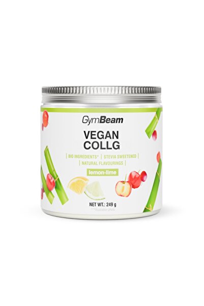 GymBeam Vegan Collg, 249 g, lămâie-lime