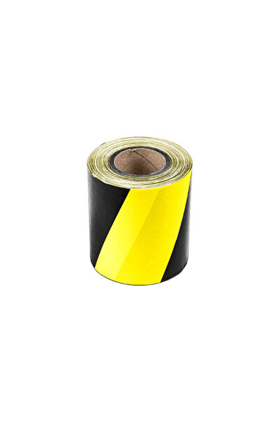 maan Bandă de avertizare negru-galben, neadezivă, rezistentă la UV, 85 mm x 1...