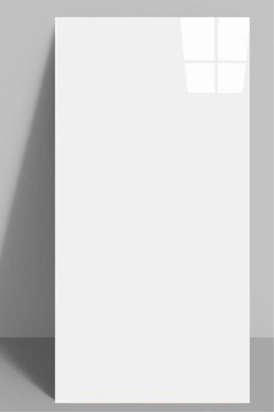 Renkli Duvarlar Shiny Düz Kırık Beyaz Parlak 30x60cm Yapışkanlı Mutfak Banyo Kaplama Köpük Duvar Paneli Kağıdı