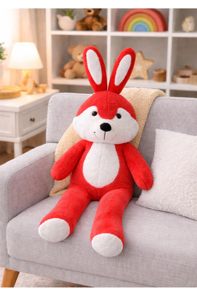 Heribom 100 Cm Dev Peluş Sevimli Tavşan Boo Peluş Oyuncak Peluş Hediyelik