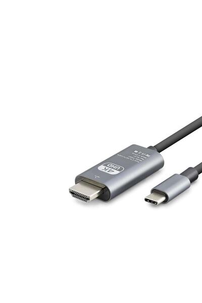 ForWhat Gray Pvc Typec to HDMI Cable Hdtv 4K Ultra Hd Converter for Office Ho...