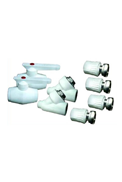 regata Set de fitinguri drepte pentru conectare la boiler, 8 buc., 20 mm 1/2"...