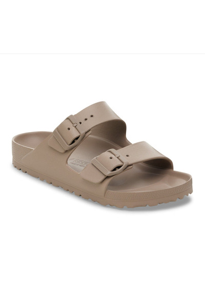 Birkenstock Arizona Eva Water-Resistant Milk Brown Double Strap Women's Slipp...